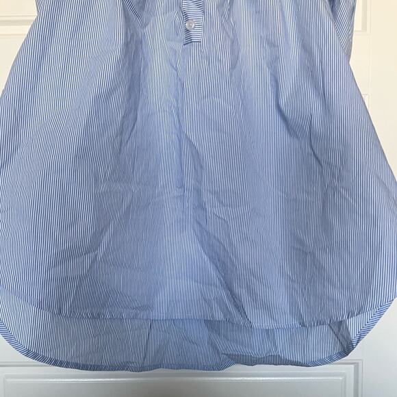 NWOT Kaii off shoulder striped cotton top women’s size large - Picture 5 of 11